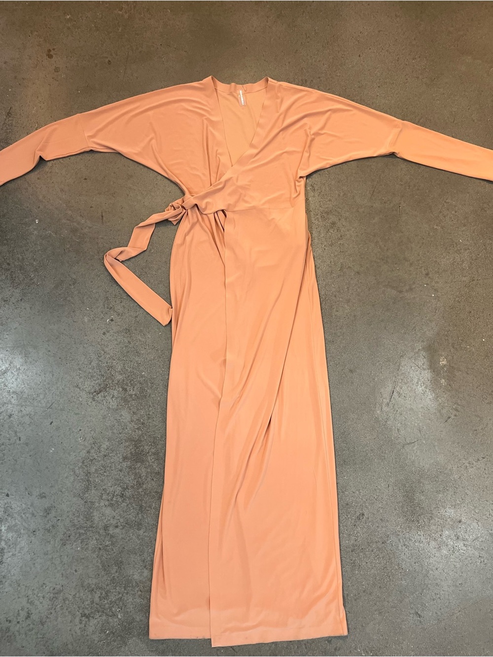 Norma Kamali Dolman Stretch-Jersey Wrap Gown